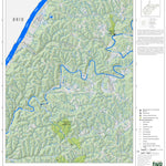 WV Division of Natural Resources Bens Run Quad Topo - WVDNR digital map