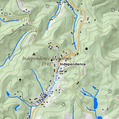 WV Division of Natural Resources Bentree Quad Topo - WVDNR digital map