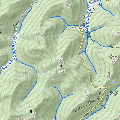 WV Division of Natural Resources Big Creek Quad Topo - WVDNR digital map