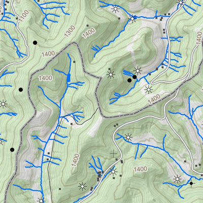 WV Division of Natural Resources Big Isaac Quad Topo - WVDNR digital map