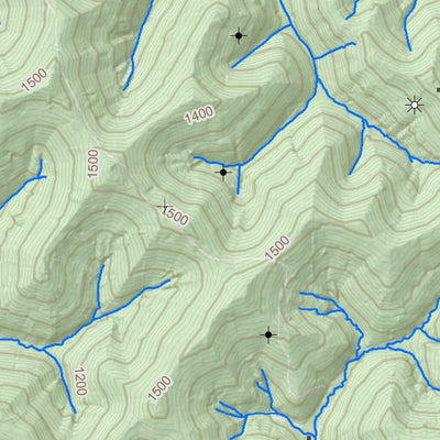 WV Division of Natural Resources Big Run Quad Topo - WVDNR digital map