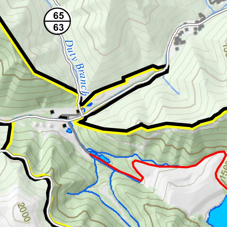 Big South Wildlife Management Area Map by WV Division of Natural ...