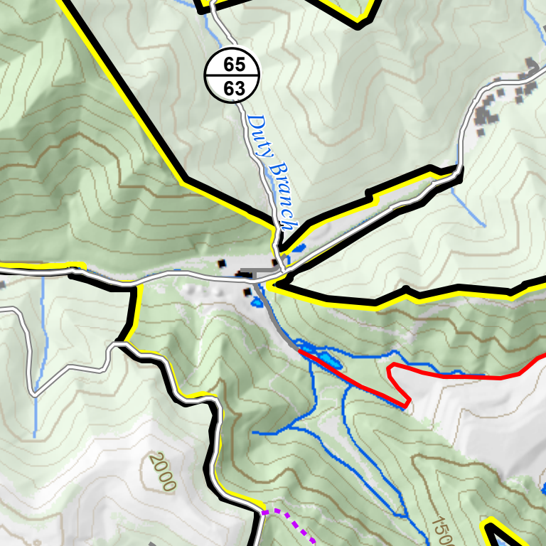 Big South Wildlife Management Area Map by WV Division of Natural ...