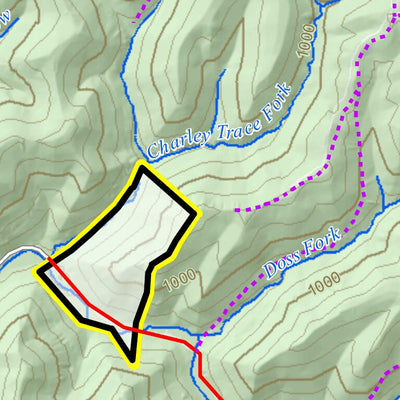 WV Division of Natural Resources Big Ugly Wildlife Management Area digital map