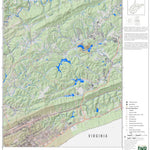 WV Division of Natural Resources Bluefield Quad Topo - WVDNR digital map