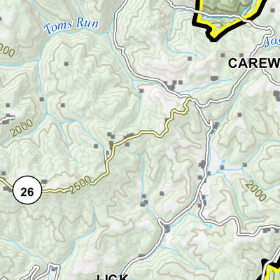 WV Division of Natural Resources Bluestone Lake Wildlife Management Area digital map