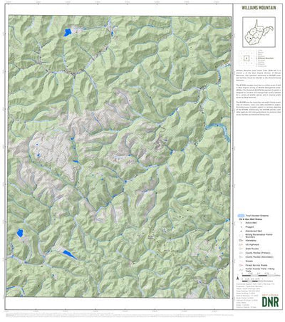 WV Division of Natural Resources Boone County, WV Quad Maps - Bundle bundle