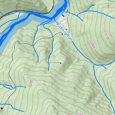 WV Division of Natural Resources Bowden Quad Topo - WVDNR digital map