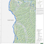 WV Division of Natural Resources Burnaugh Quad Topo - WVDNR digital map