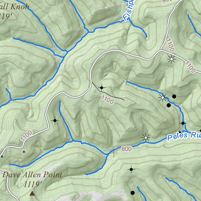 WV Division of Natural Resources Burning Springs Quad Topo - WVDNR digital map