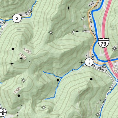 WV Division of Natural Resources Burnsville Quad Topo - WVDNR digital map
