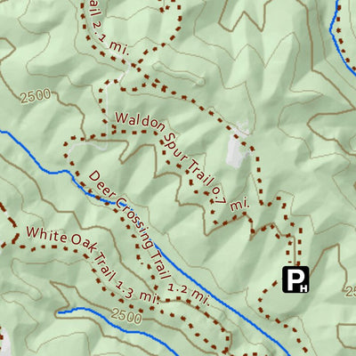 WV Division of Natural Resources Camp Creek State Forest & State Park digital map