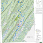 WV Division of Natural Resources Capon Bridge Quad Topo - WVDNR digital map