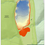 WV Division of Natural Resources Castleman Run Lake Fishing Guide digital map