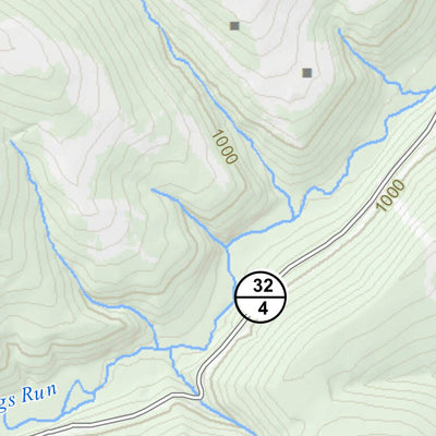 WV Division of Natural Resources Castleman Run Lake Wildlife Management Area digital map