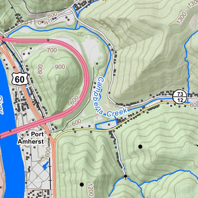 WV Division of Natural Resources Charleston East Quad Topo - WVDNR digital map