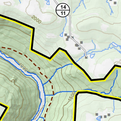 WV Division of Natural Resources Cheat Canyon Wildlife Management Area digital map