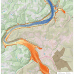 WV Division of Natural Resources Cheat Lake Fishing Guide (Large) digital map