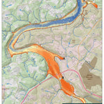 WV Division of Natural Resources Cheat Lake Fishing Guide (Small) digital map