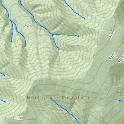 WV Division of Natural Resources Circleville Quad Topo - WVDNR digital map