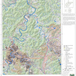 WV Division of Natural Resources Clarksburg Quad Topo - WVDNR digital map