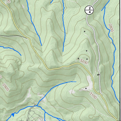 WV Division of Natural Resources Corliss Quad Topo - WVDNR digital map
