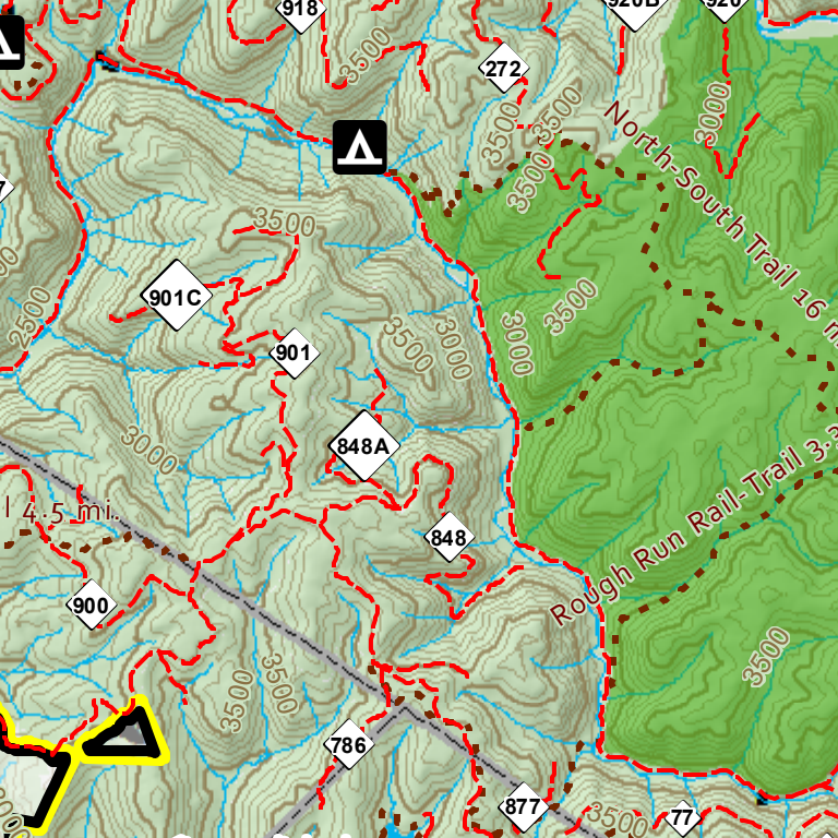 Cranberry Wildlife Management Area Map by WV Division of Natural ...