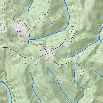 WV Division of Natural Resources Dawson Quad Topo - WVDNR digital map