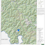 WV Division of Natural Resources Delbarton Quad Topo - WVDNR digital map