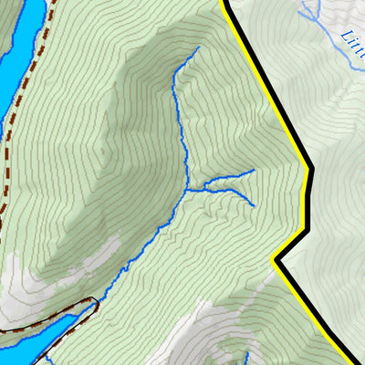WV Division of Natural Resources Dents Run Wildlife Management Area digital map