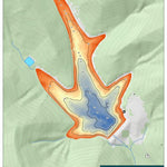 WV Division of Natural Resources Dog Run Lake Fishing Guide digital map