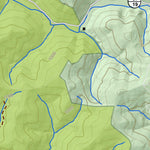 WV Division of Natural Resources East Lynn Lake Fishing Guide (Large) digital map