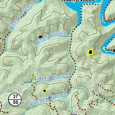 WV Division of Natural Resources East Lynn Lake Wildlife Management Area digital map