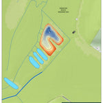 WV Division of Natural Resources Edwards Run Lake Fishing Guide digital map