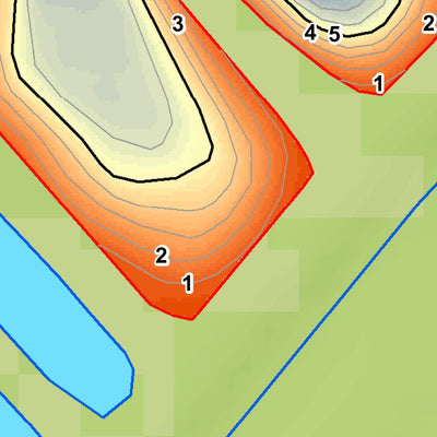 WV Division of Natural Resources Edwards Run Lake Fishing Guide digital map
