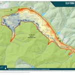 WV Division of Natural Resources Elk Fork Lake Fishing Guide digital map