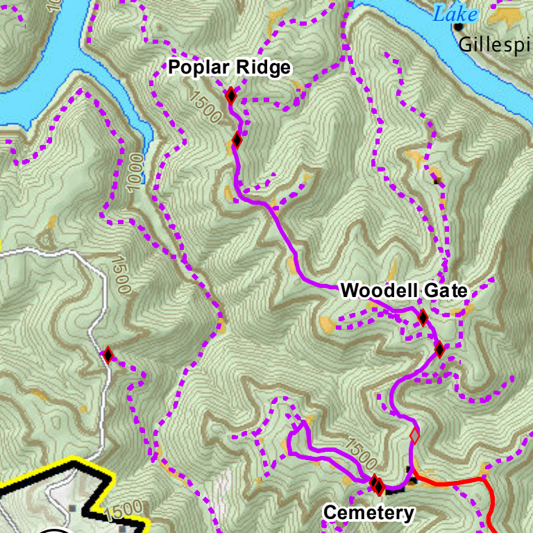 Elk River Wildlife Management Area Map by WV Division of Natural ...