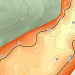 WV Division of Natural Resources Elkwater Fork Lake Fishing Guide (Large) digital map