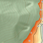 WV Division of Natural Resources Elkwater Fork Lake Fishing Guide (Large) digital map