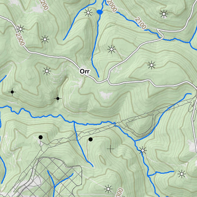 WV Division of Natural Resources Ellamore Quad Topo - WVDNR digital map