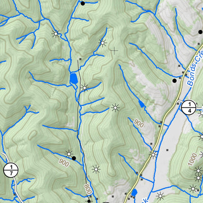 WV Division of Natural Resources Ellenboro Quad Topo - WVDNR digital map