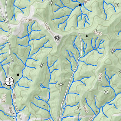 WV Division of Natural Resources Ellenboro Quad Topo - WVDNR digital map