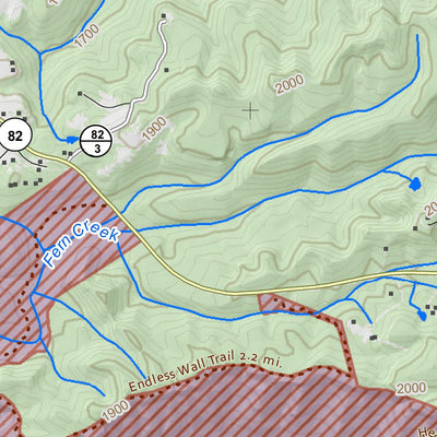 WV Division of Natural Resources Fayetteville Quad Topo - WVDNR digital map