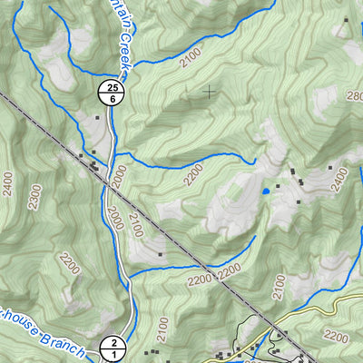 WV Division of Natural Resources Flat Top Quad Topo - WVDNR digital map