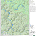 WV Division of Natural Resources Fork Mountain Quad Topo - WVDNR digital map