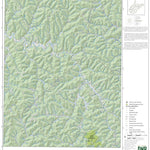 WV Division of Natural Resources Garretts Bend Quad Topo - WVDNR digital map