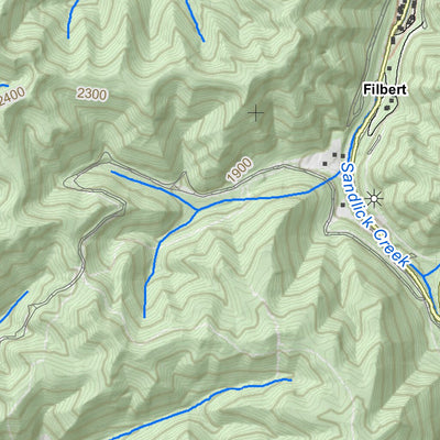 WV Division of Natural Resources Gary Quad Topo - WVDNR digital map