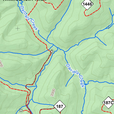 WV Division of Natural Resources Glady Quad Topo - WVDNR digital map