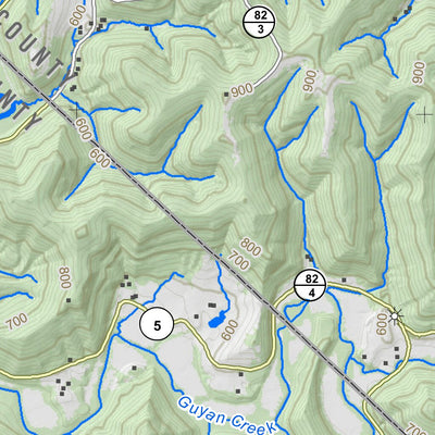 WV Division of Natural Resources Glenwood Quad Topo - WVDNR digital map