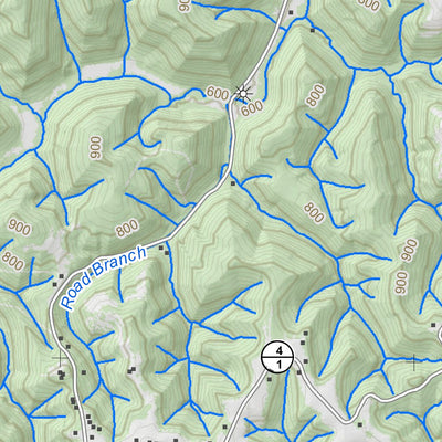 WV Division of Natural Resources Glenwood Quad Topo - WVDNR digital map